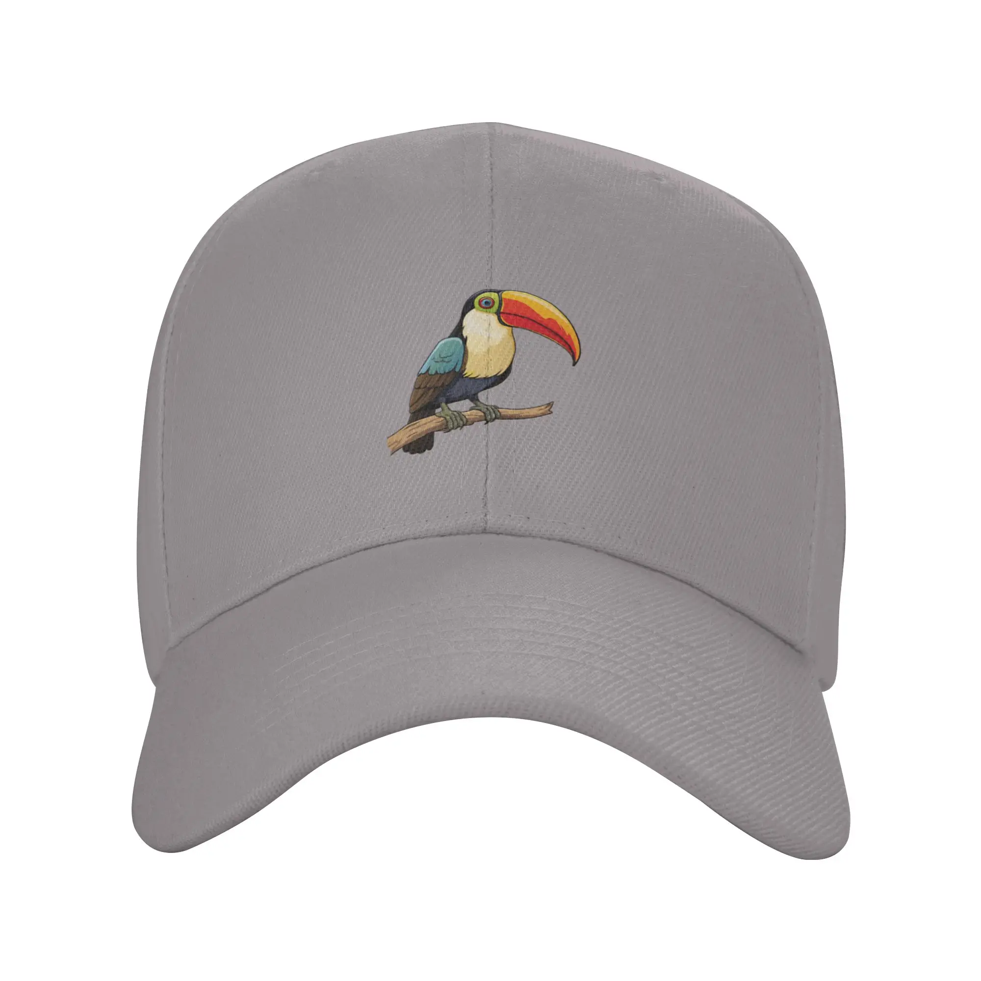 Hot Sale Tukan Vogel Djungel Exotic Animals Baseball Cap  Autumn Men's Summer Cap  Seaside Travel Men's Summer Cap
