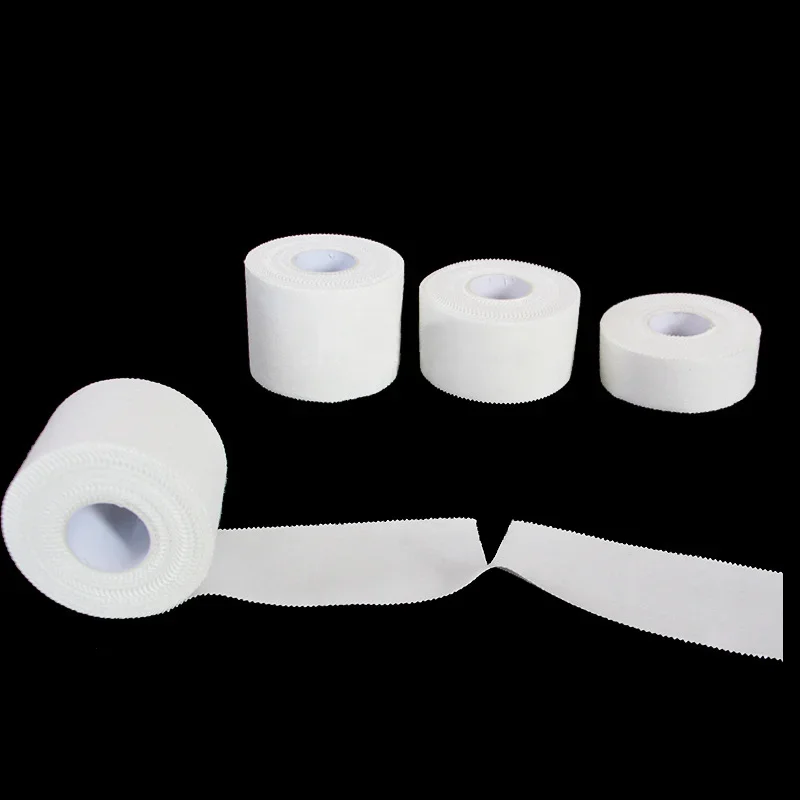 Sports Tape White Tape Kinesiology Sensitive Skin Roll Band aid Muscle Elastic Bandage Strain Injury Support