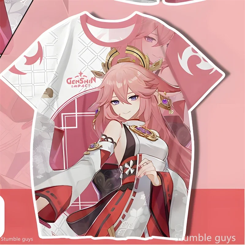 Sommer Herren Übergroßes Mode-Anime-T-Shirt Locker Sitzend Kurzarm Weich Bequem Modisches Sport-Trikot Outfit