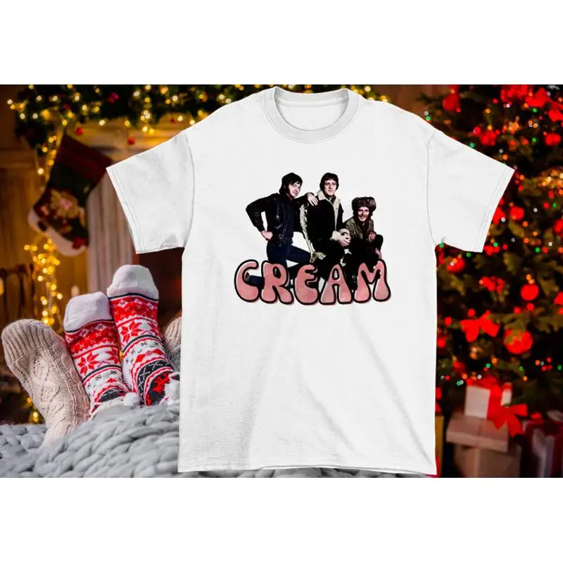 

Футболка с кремовой полосой, мужская, хлопковая, размер S 5XL, БЕЛАЯ, SG505