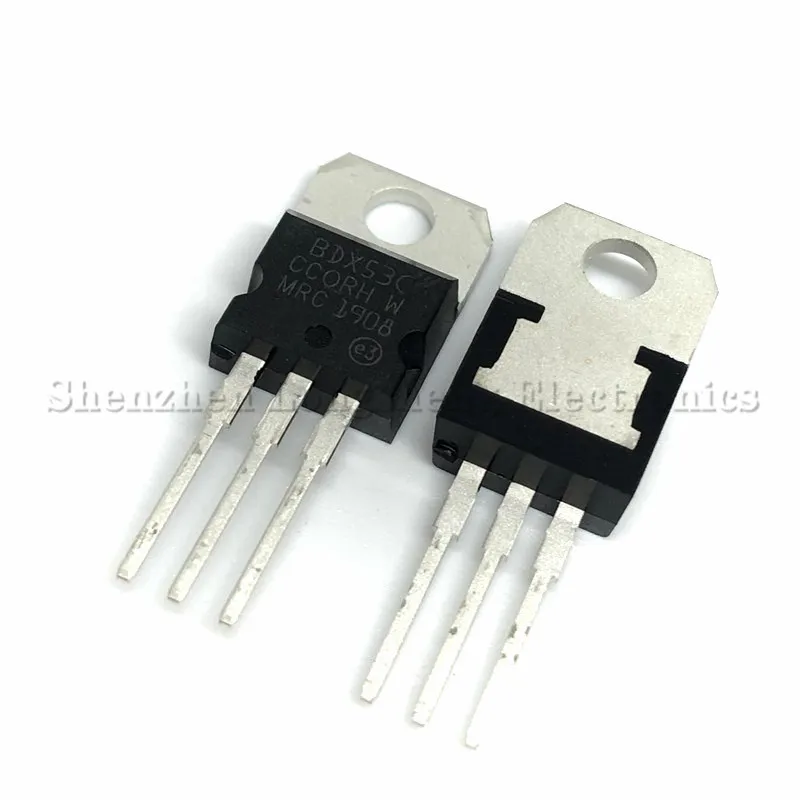 10PCS/LOT BDX53C TO-220 Darlington NPN transistor