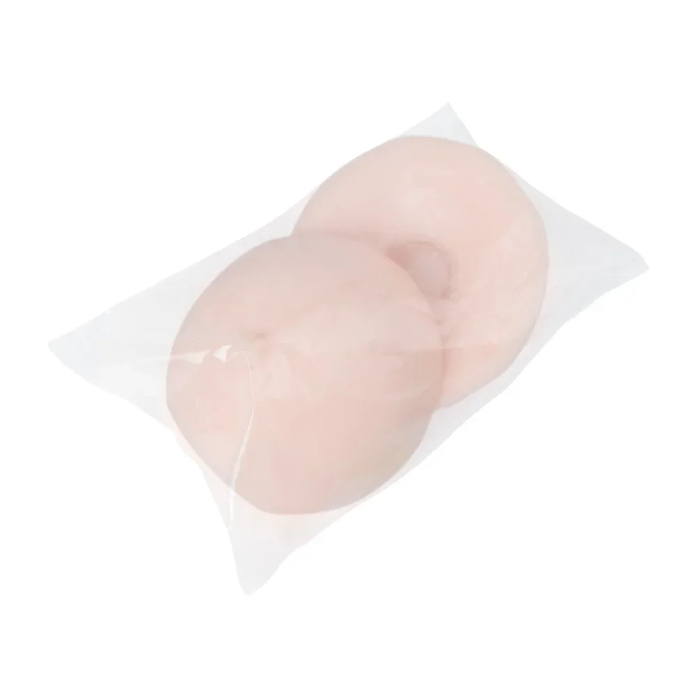 Silicone Fake Breasts Chest Pleural Practice Mould 3D Tattoo Areola Practicing Skin for Beginners Permanent Makeup Tools 2pcs