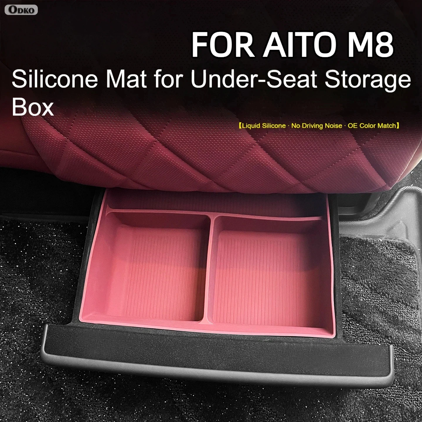 Для AITO M8 5-местный 2025 2026 Органайзер-ящик под сиденье, автомобильный аксессуар, выдвижной лоток для хранения, нижний отсек