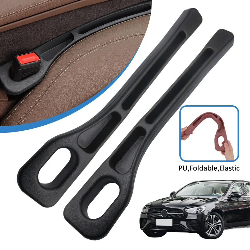 

2PCS For Mercedes Benz E class W300L W210 W211 Car Seat Gap Filling Plug Cushion Side Seam Leak Proof Strip Auto Accessories