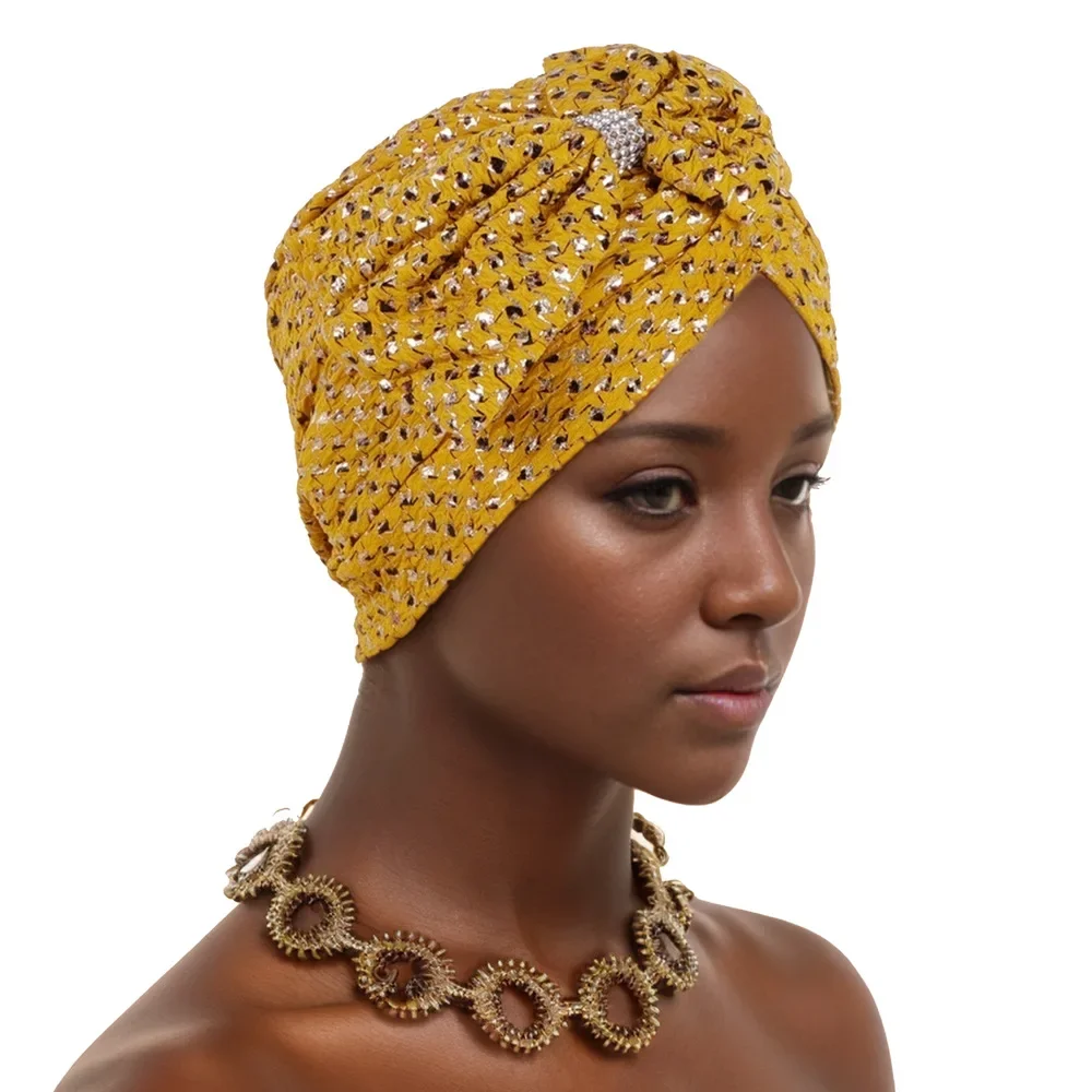 المرأة الهندية Bowknot الحجاب عمامة مرونة رئيس الكيماوي قبعة قبعة بونيه بيني السيدات اكسسوارات مسلم أغطية الرأس التفاف وشاح قبعة