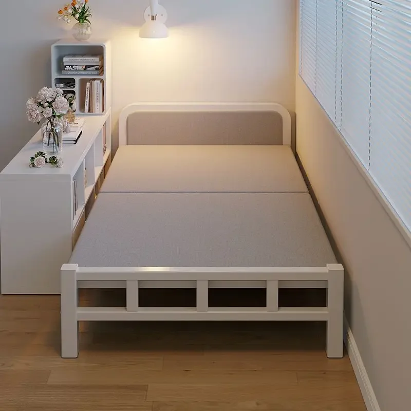 Camping-Klappbett Tragbares Umwandelbares Verstellbares Einzel- Doppel- Queen- King- Gästebett Matratze Sofa Wandmontiert