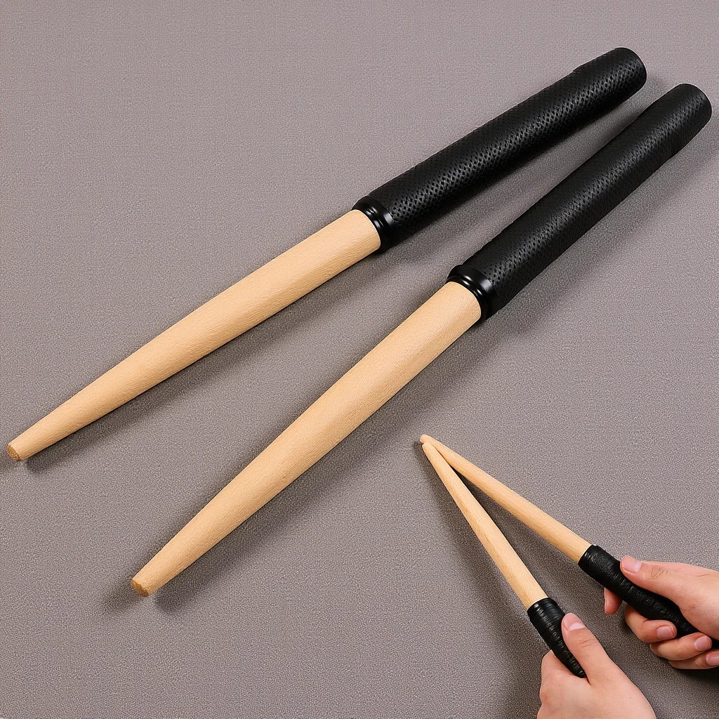 

Drumsticks 350Mm X 20Mm Purple Tapered Wood Japanese Style Drum Sticks For Beginners Lightweight Balanced Beater