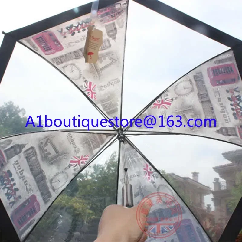 Large Size Umbrella Automatic Designer Maxi Transparent Umbrella Windproof Woman Beach