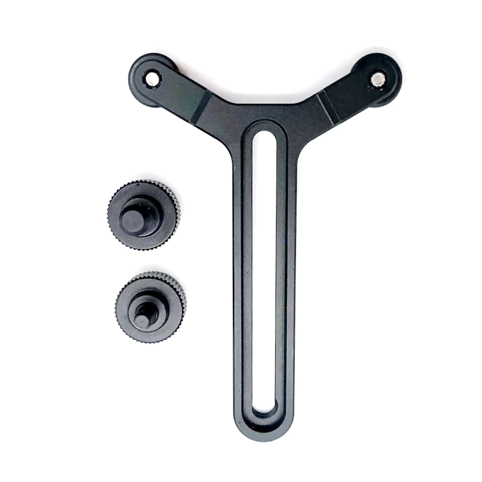 Y Shape Lens Support Bracket Double Wheels Lens Support System 22-71.5mm Height Adjustment For DJI RS3 Gimbal Camera Accessories