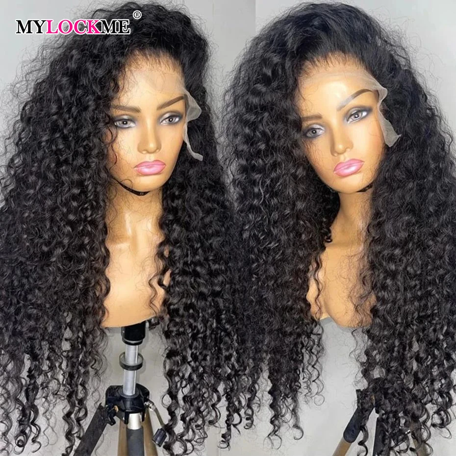 Deep Wave 13x4 Lace Frontal Wig Human Hair 13x6 Transparent HD Lace Front Wigs Brazilian Hair 4x4 Lace Closure Wig Pre Plucked