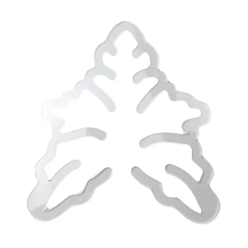 AB45 Turtle Shell Bamboo Clamp Set, Plant Stem Plastic Support,Flower-Shaped Green Plant Leaf Holder, Turtle Shell Bamboo