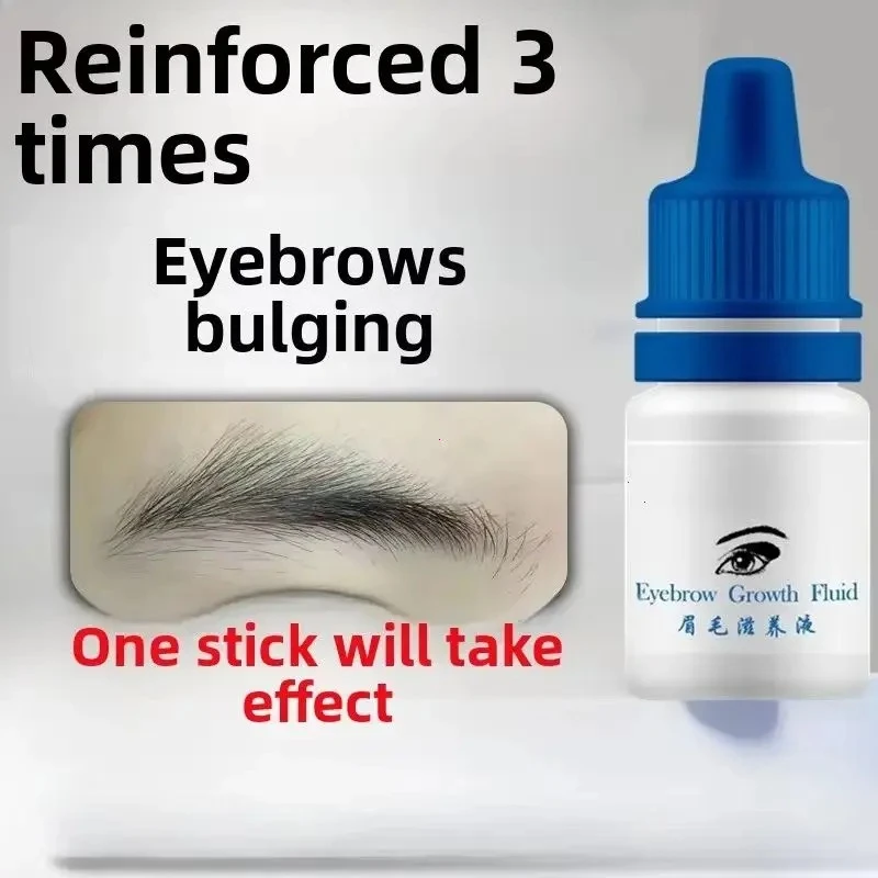 Siero per la crescita rapida delle ciglia Crescita dei capelli del sopracciglio Prodotto anti-perdita dei capelli Prevenire la calvizie Più spessa Allungamento del trucco del sopracciglio