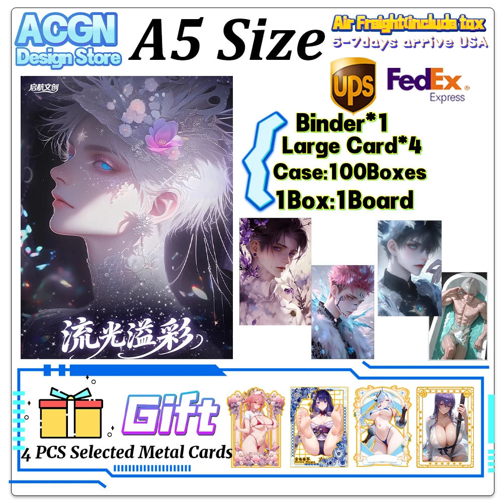 

Qihang Cultural Creation Jujutsu Kaisen Acrylic Color Paper Boards JJK Booster Box Gojo Satoru Nanami Sukuna Hobby Chrismas Gift