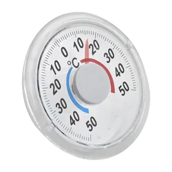 Circular Thermometer Shutter Transparent For Window Greenhouse Measuring Metal Pointer Plastic Round Thermometer