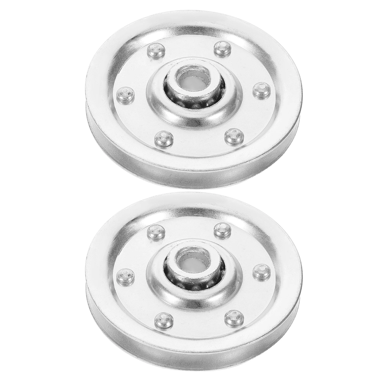 

2pcs 3 Inch Heavy Duty Track Wheel Replacement Sliding Gate Roller Galvanized 200LB Capacity Hardware Silver Universal Fit