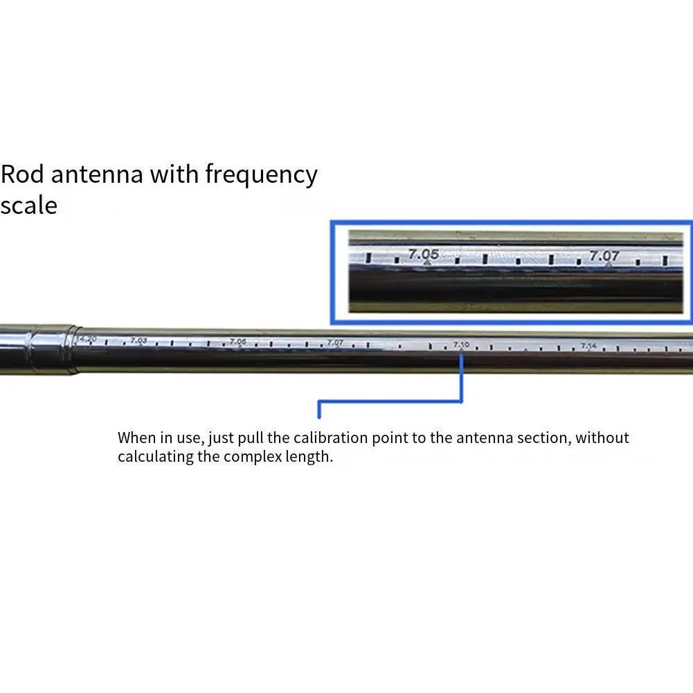 

14-54 MHz 200W 7 MHz 100W SSB CW FM Dipole Antenna Portable Shortwave V-Type Horizontal Antenna Portable Dual-Stage Antenna