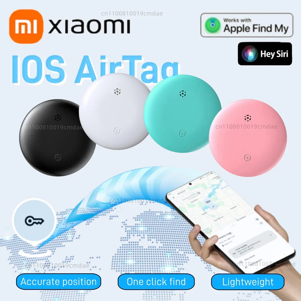 

Xiaomi GPS Locator Anti-lost Pet Wallet Suitcase Car Global Positioning Tracking Elderly Kid Smart Finder Work with IOS Find My