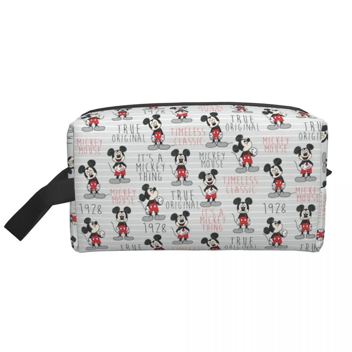 Custom Mickey Mouse Timeless Cosmetic Bag Women Cute Large Capacity Makeup Case Beauty Storage Toiletry Bags Dopp Kit Case Box