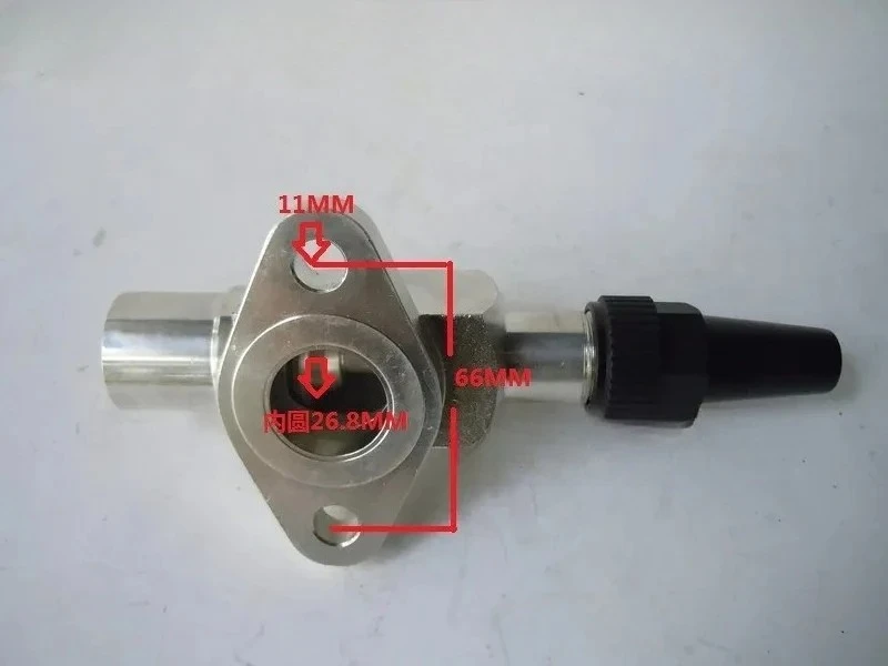 Compressor cylinder head egg flange valve refrigeration semi-closed head suction and exhaust valve interface 28/35