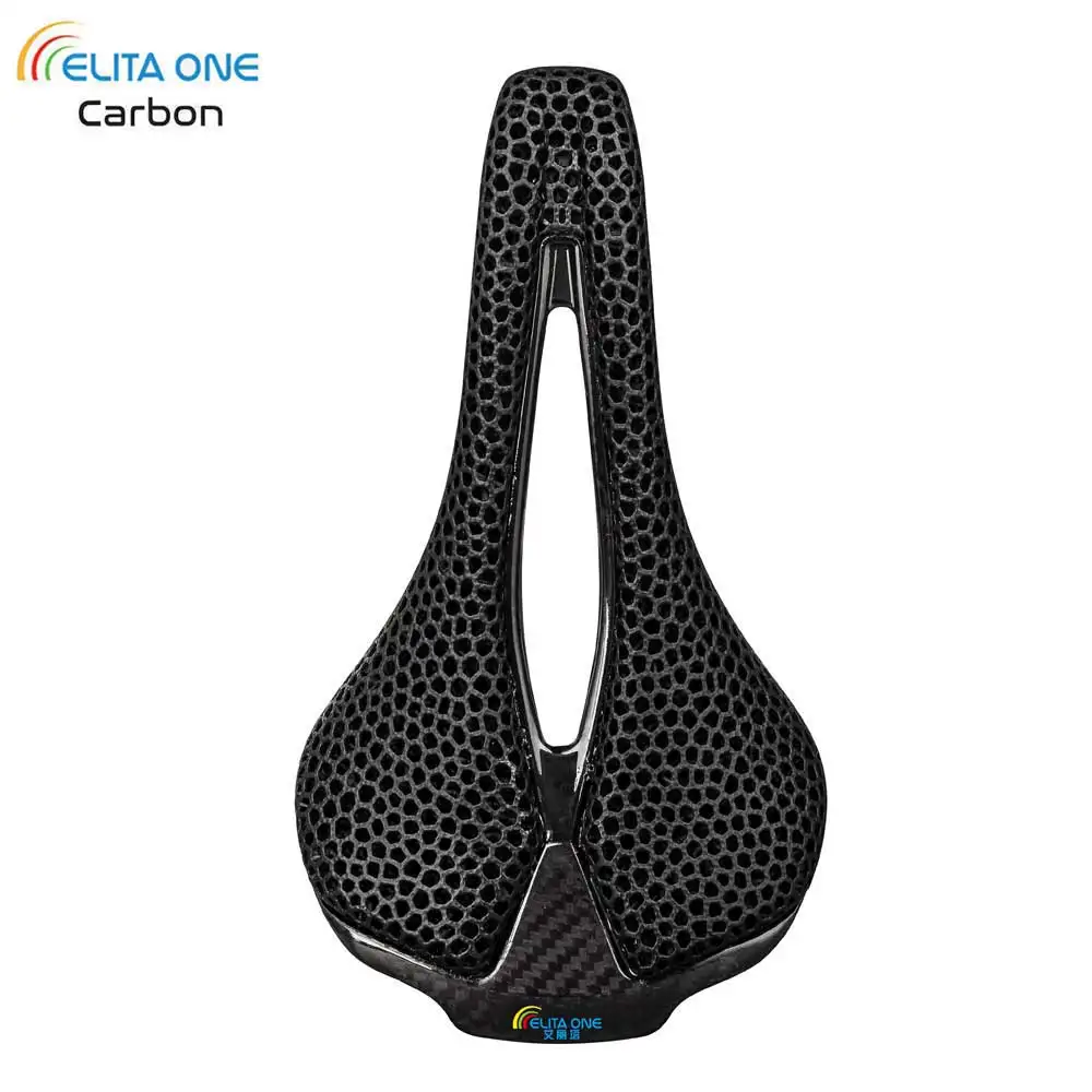 

Elitaone Carbon 3D печатное велосипедное седло 250 мм * 140 мм 160 г 7*9 мм карбоновое велосипедное сиденье с 3D принтом MTB гравийное дорожное седло Запчасти для велосипеда