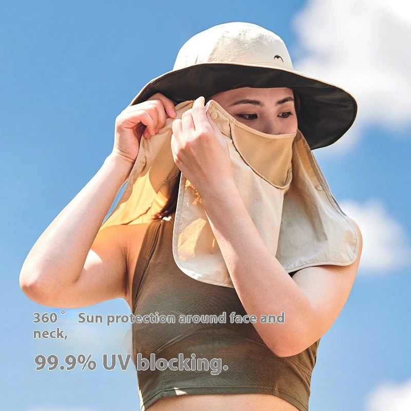 

Naturehike солнцезащитная панама с черным покрытием UPF2000 + чехол для лица и шеи для мужчин и женщин, рыбалка, пеший туризм, уличная кепка с большими полями