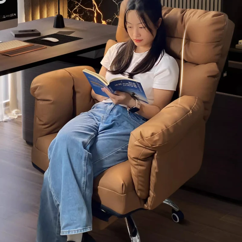 كرسي مكتب متنقل للمنزل كسول كرسي مريح مصمم كرسي مكتب غرفة المعيشة أثاث صالون Cadeiras De Escritorio #4