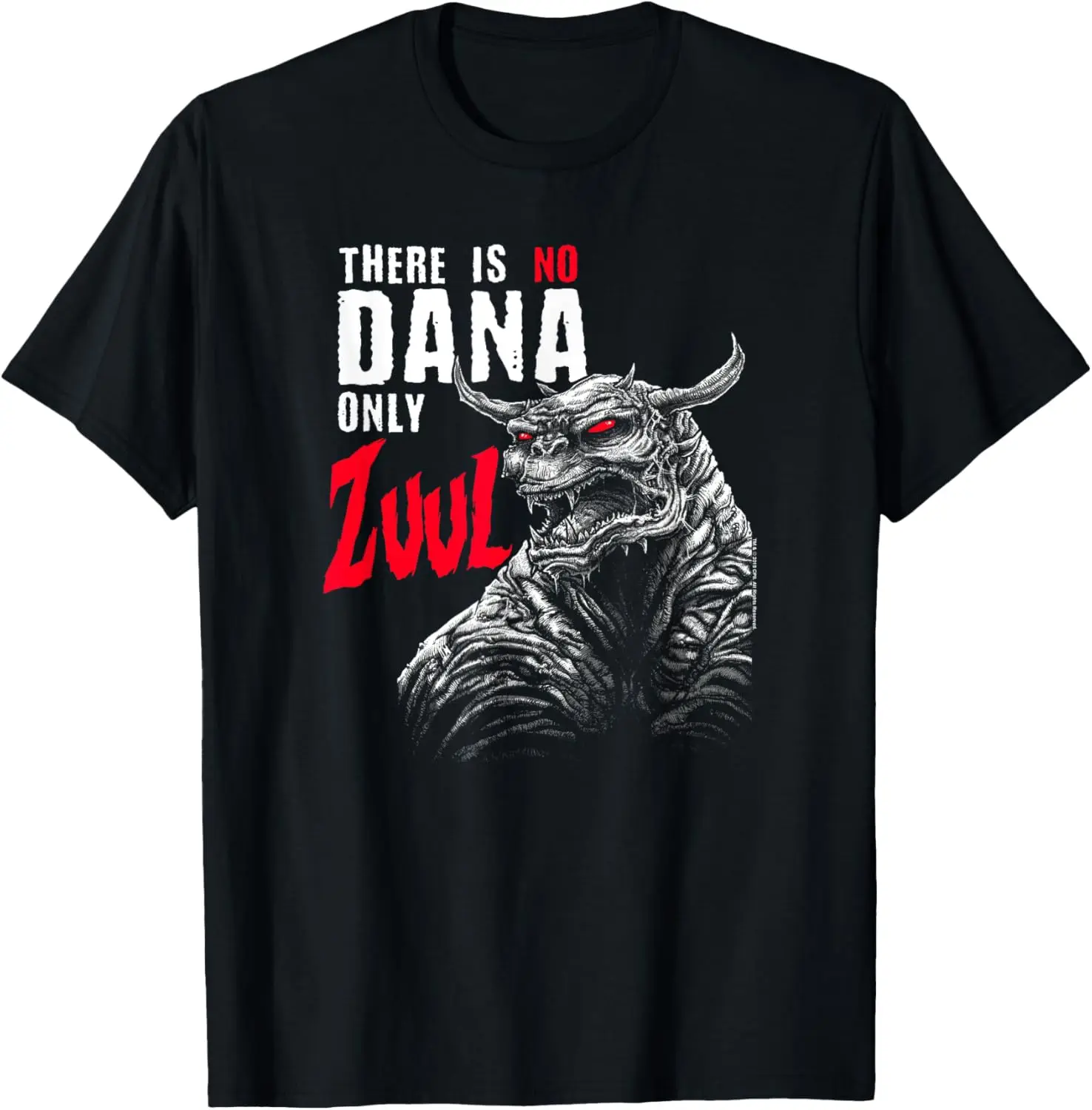 Футболка с надписью «Охотники за привидениями No Dana Only Zuul»