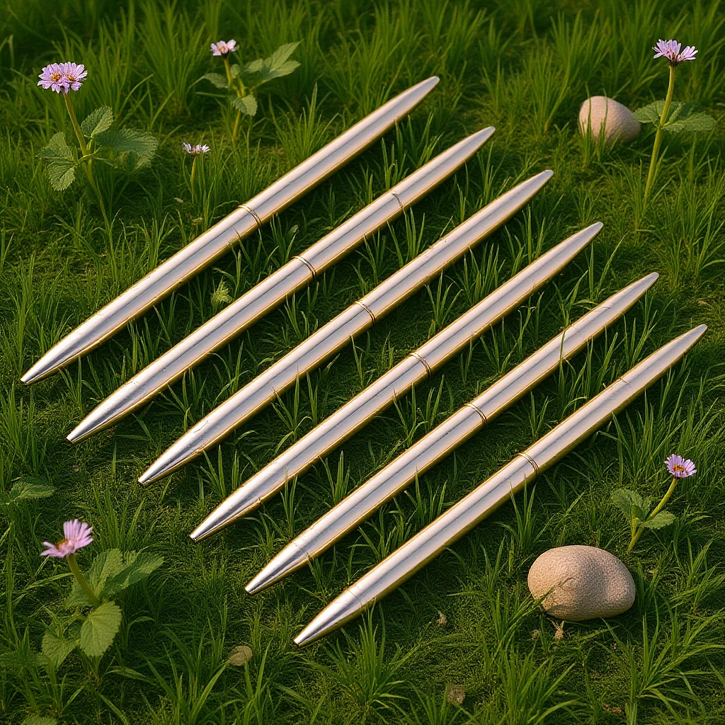 

6Pcs Metal Ballpoint Pen Streamlined Form Comfort Grip Perfect Gift for Students Teachers Office Workers School Supplies Golden