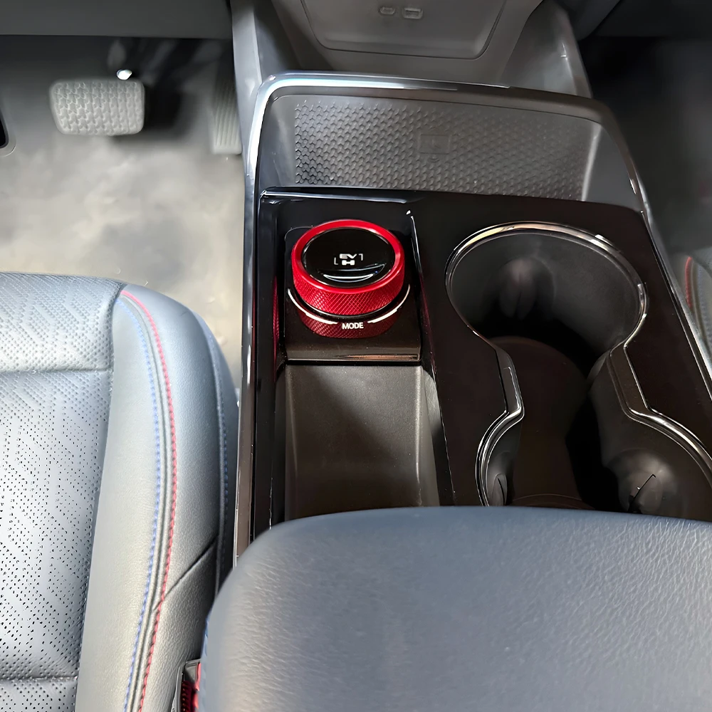 

For Chevrolet Equinox 2025 2026 1PCS Aluminum Alloy Center Console Knob Ring Control Adjust Button Cover Trim Car Accessories