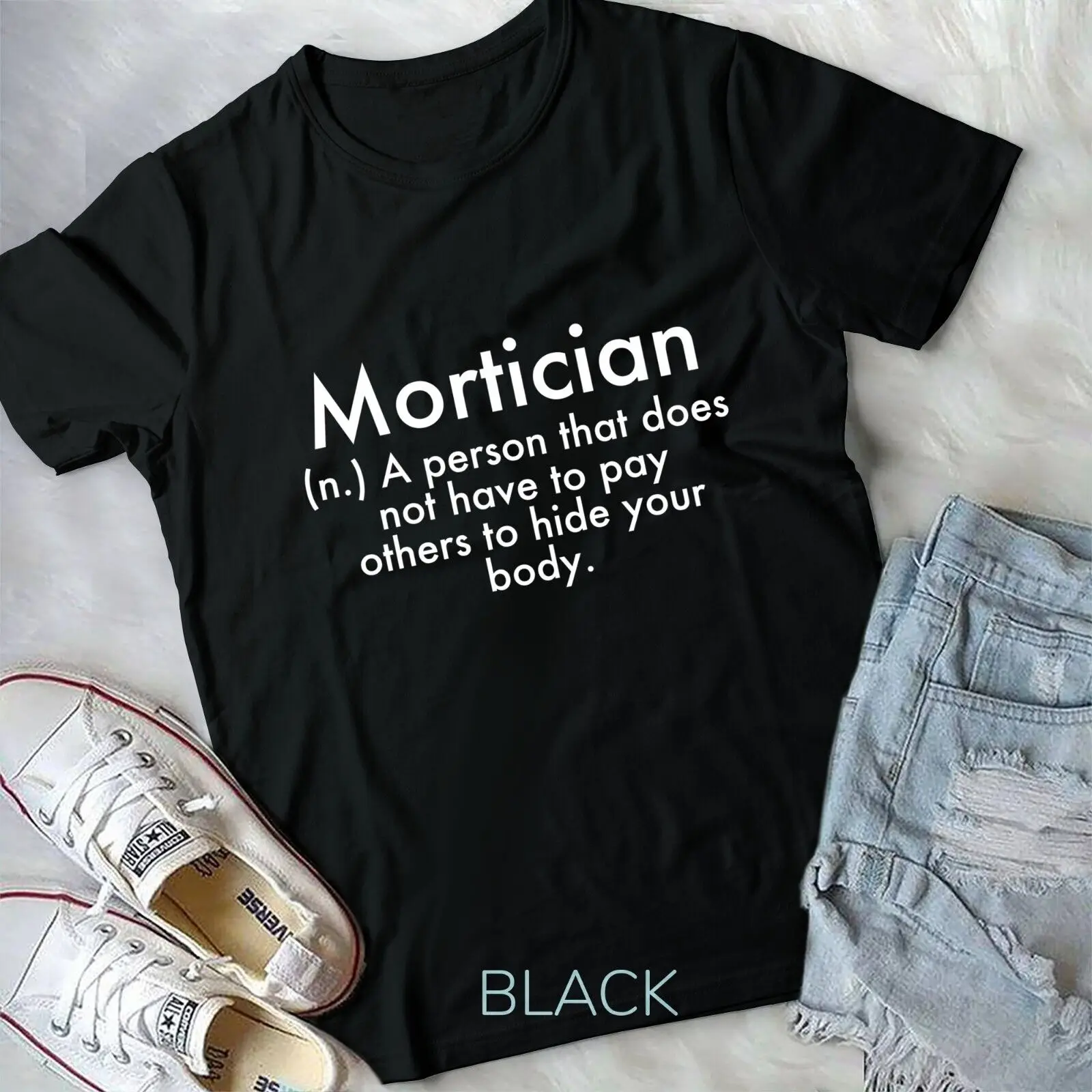 

Mortician Definition Mortuary Science Student Mortician Gift Unisex T-shirt