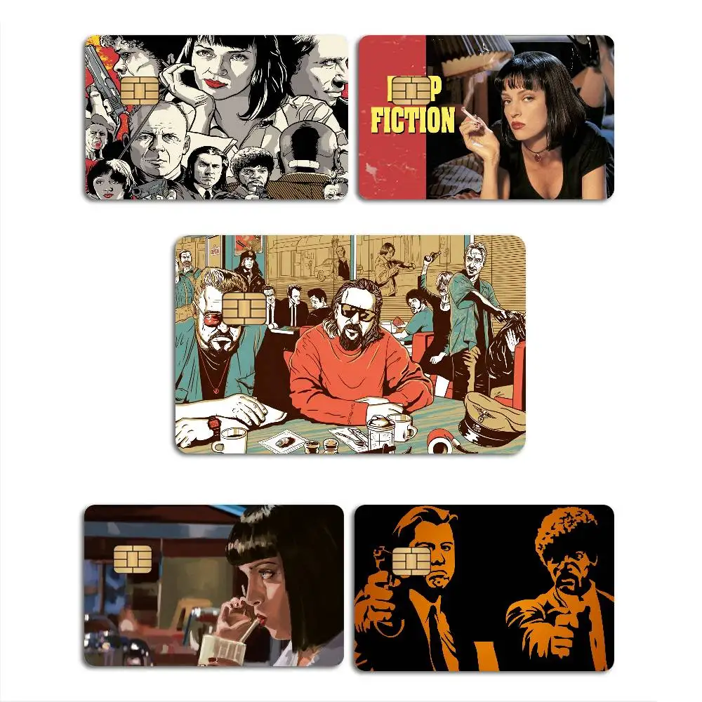 Movies Pulp Fiction Anime Young Creidt Card Debit Card Sticker Film Case Front Tape For Small Big Chip No Chip