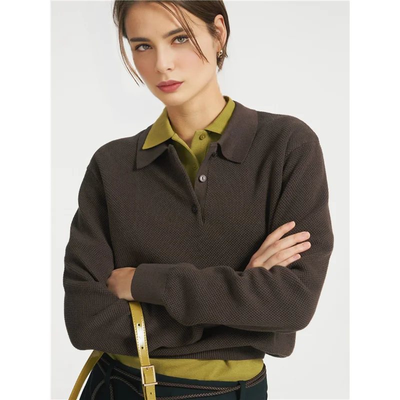 

ABRT-Women's Long Sleeve Shirt Casual V Neck Loose Fit Formal Work Shirt Tops Autumn Clothing