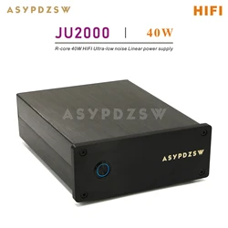 JU2000 R-core 40W HIFI Ultra-low noise Linear power supply DC5V/9V/12V/15V/18V/24V Optional