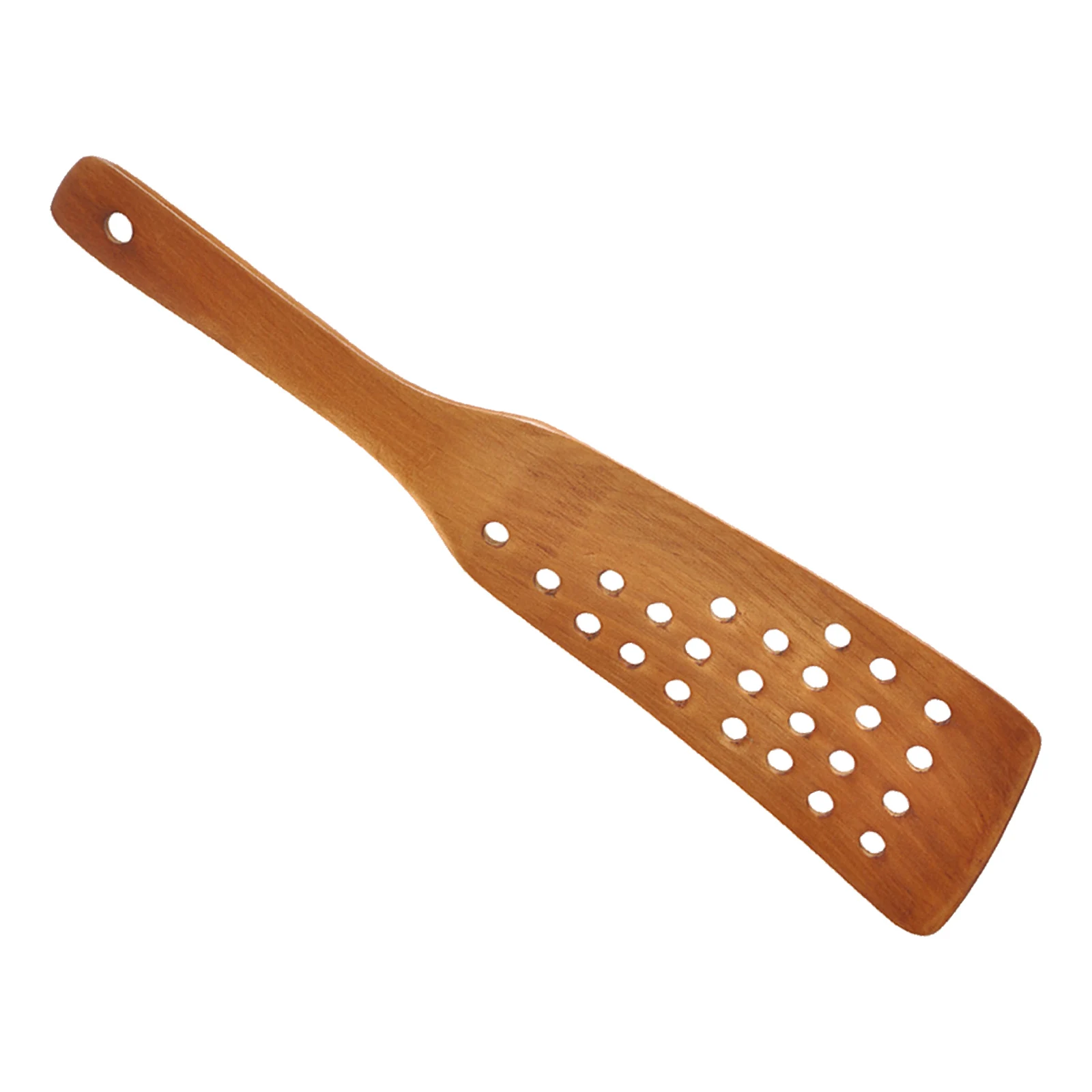 24-Hole Wooden Cooking Utensil Non-Stick Frying Stir-Fry Shovel For Home Restaurant Kitchen Practical Handmade Wooden