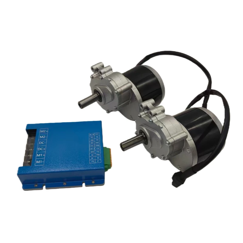 Industrial Dual Drive Motor Controller (24V/48V, RS232/CAN, 12C) for 24V 250W Lawn Mower Motors