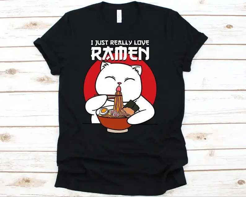 

I Just Really Love Ramen, Japanese Noodle, Ramen T-Shirt, Ramen, Chopstick Shirt, I Love Ramen, Ramen Gifts, Ramen Lover T-Shirt