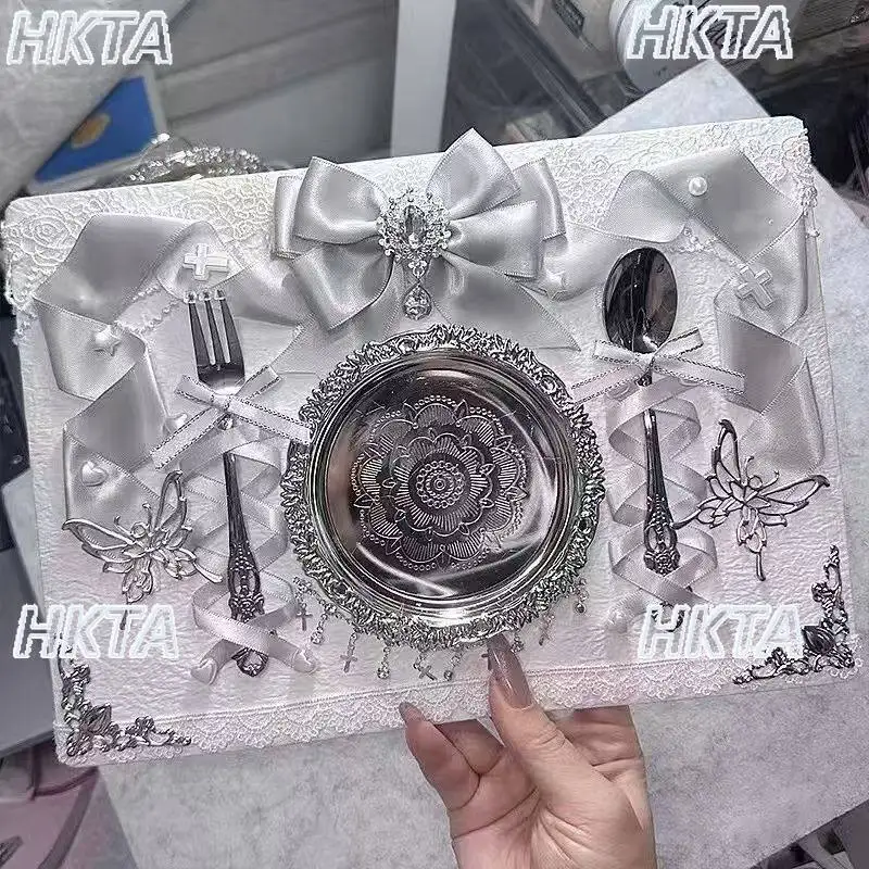 

Японские милые косплей-аксессуары: украшения для сумок в стиле субкультуры, великолепные банты, ленты, плиссированные элементы, декор для сумок, аксессуары для самостоятельного изготовления