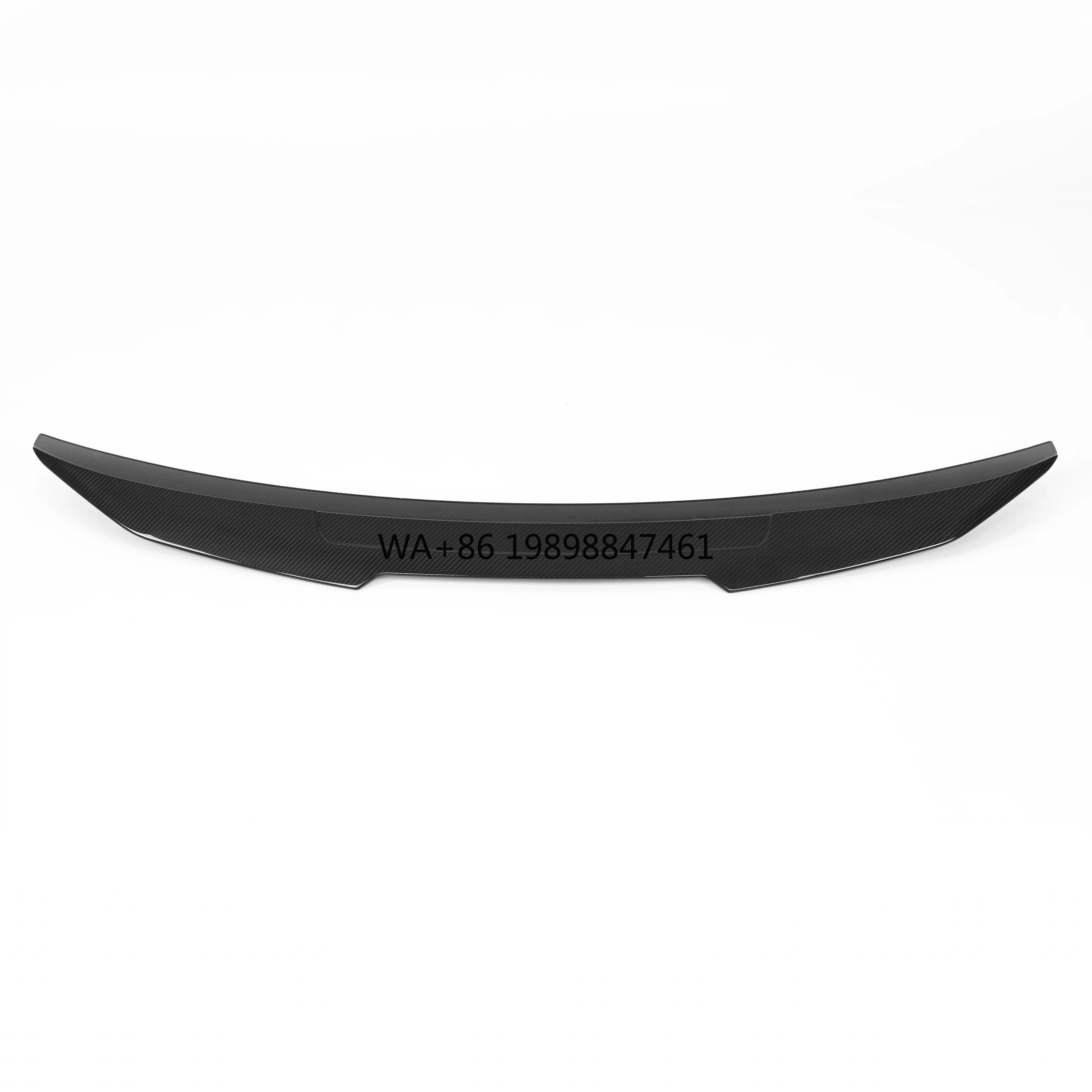 

For BMWG80 PSM Style Real Dry Carbon Fiber Rear Trunk Spoiler No Drilling Installation Spoiler Plate