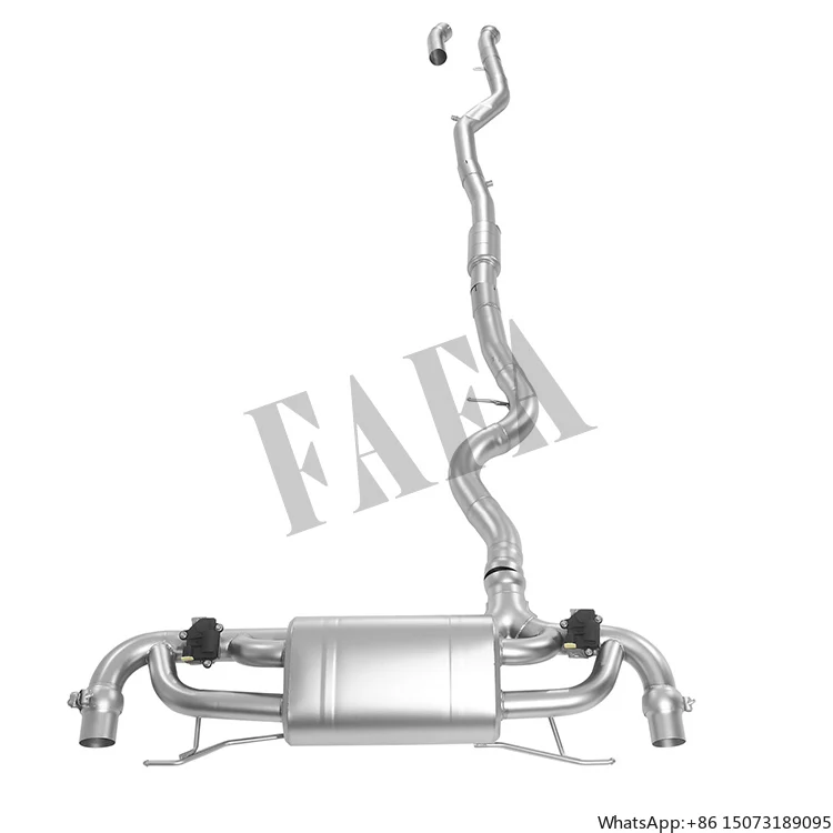 

For 425i 2.0T G22 2021Car Exhaust System Upper Rear Electric Valve Muffler Exhaust High Performance Exhaust Pipe