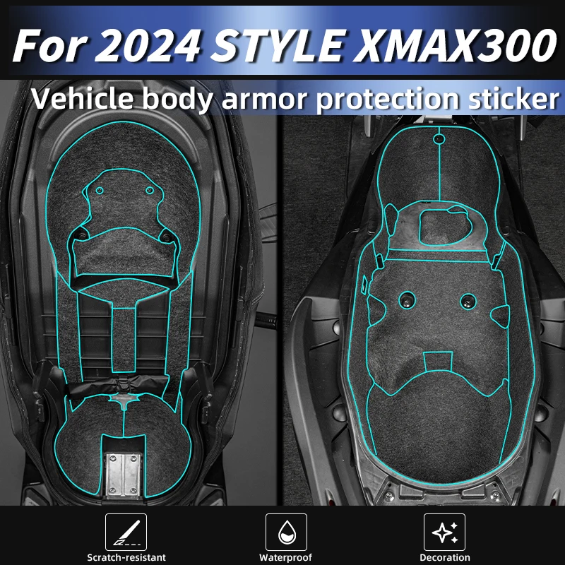 

Used For YAMAHA XMAX300 Pre-2024 Storage Protection Pad 3M Adhesive Anti-Scratch Seat Bucket Tank Cover Box Liner Kits