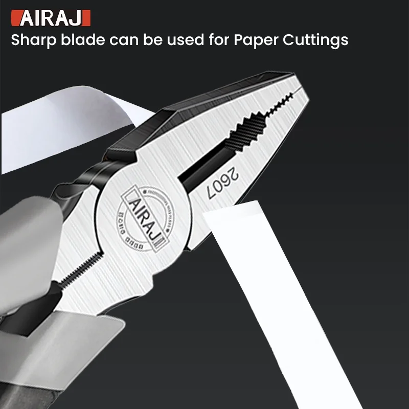 AIRAJ 6/8In Wire Stripping Pliers Electrician Universal Wire Pliers Diagonal Pliers Needle Nose Pliers Hardware Cutting Tools