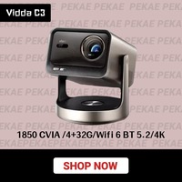 Hisense Vidda C3 1850 CVIA Lumens Tri-Laser New Projector WiFi 6 Android TV IMAX Enhanced Projector HDR10+ 1.3x For Home Theater