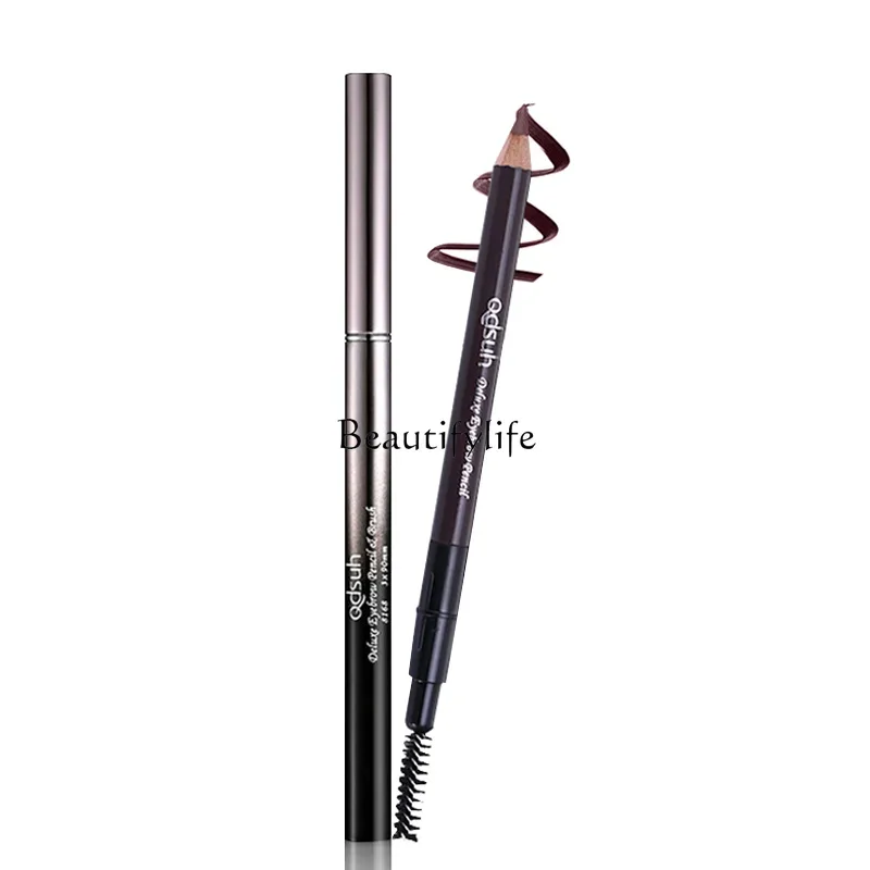 Eyebrow Pencil Waterproof and Sweat-Proof Long-Lasting Discoloration Resistant Blooming Word Eyebrow Pencil