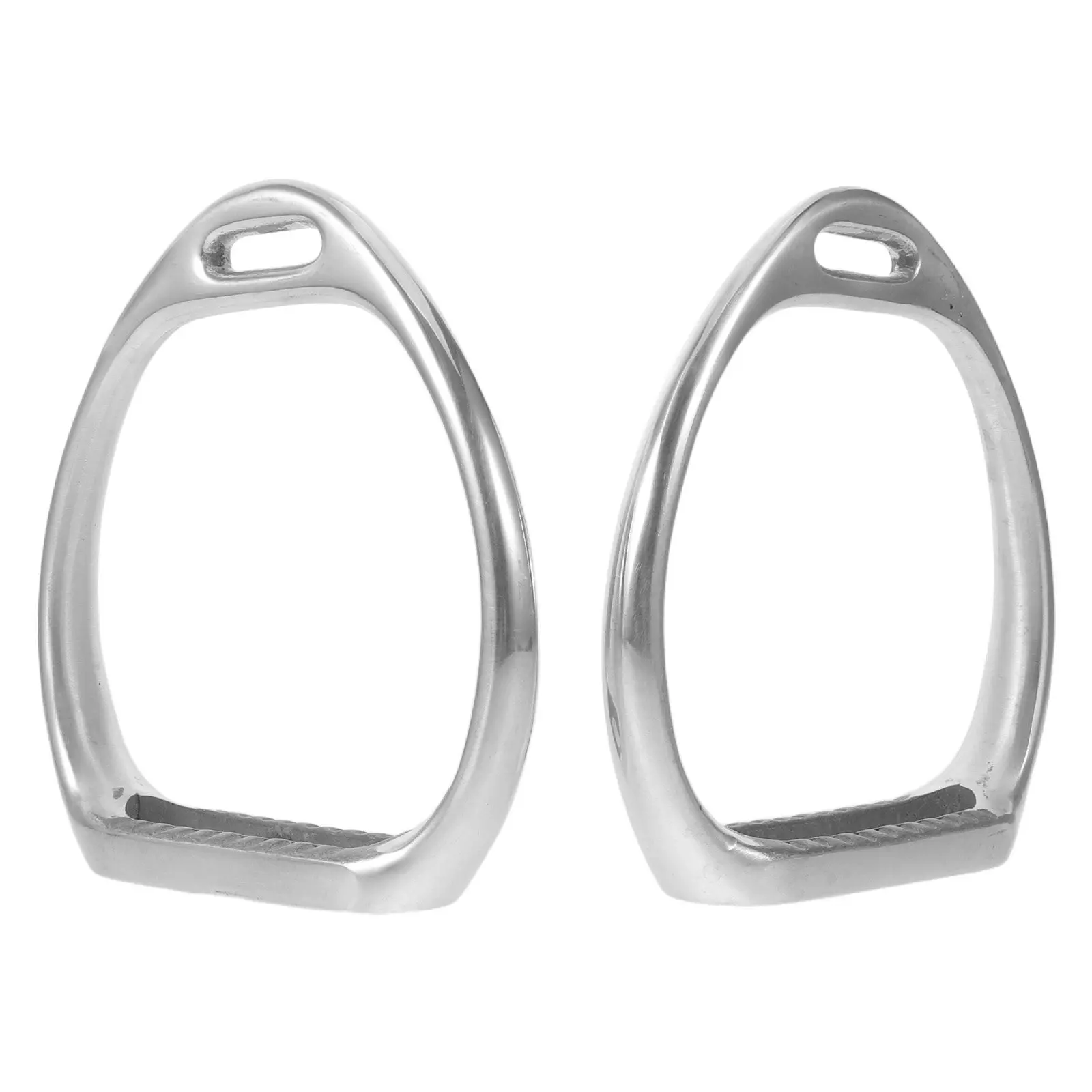 1Pair Horse Gear Equestrian Stirrup High Strength Aluminum Alloy Non Slip Safety English Saddle Riding Track Accessories