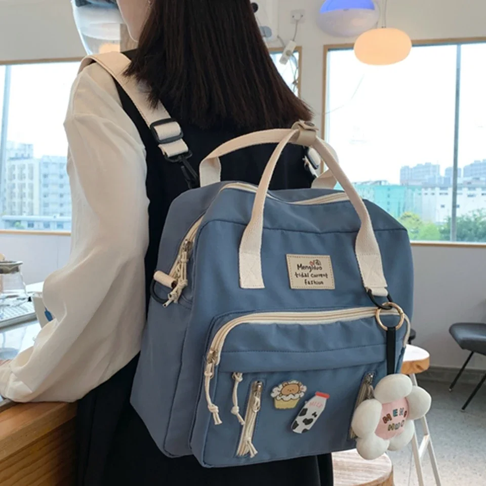 

Kawaii Backpack Women Back Pack Cute Mochila Japanese High School Girls Backpack School Bags for Teenage Girls Multi Pockets Sac