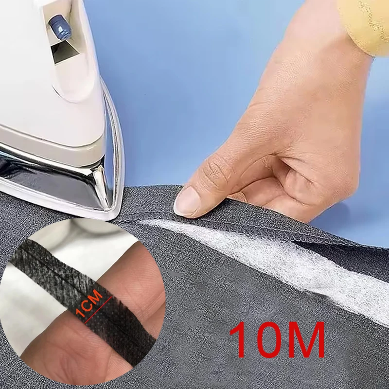 10Meters Single-sided Non-woven Hot Melt Glue Interlining Material DIY Handmade Craft Sewing Lining For Clothing Supplies