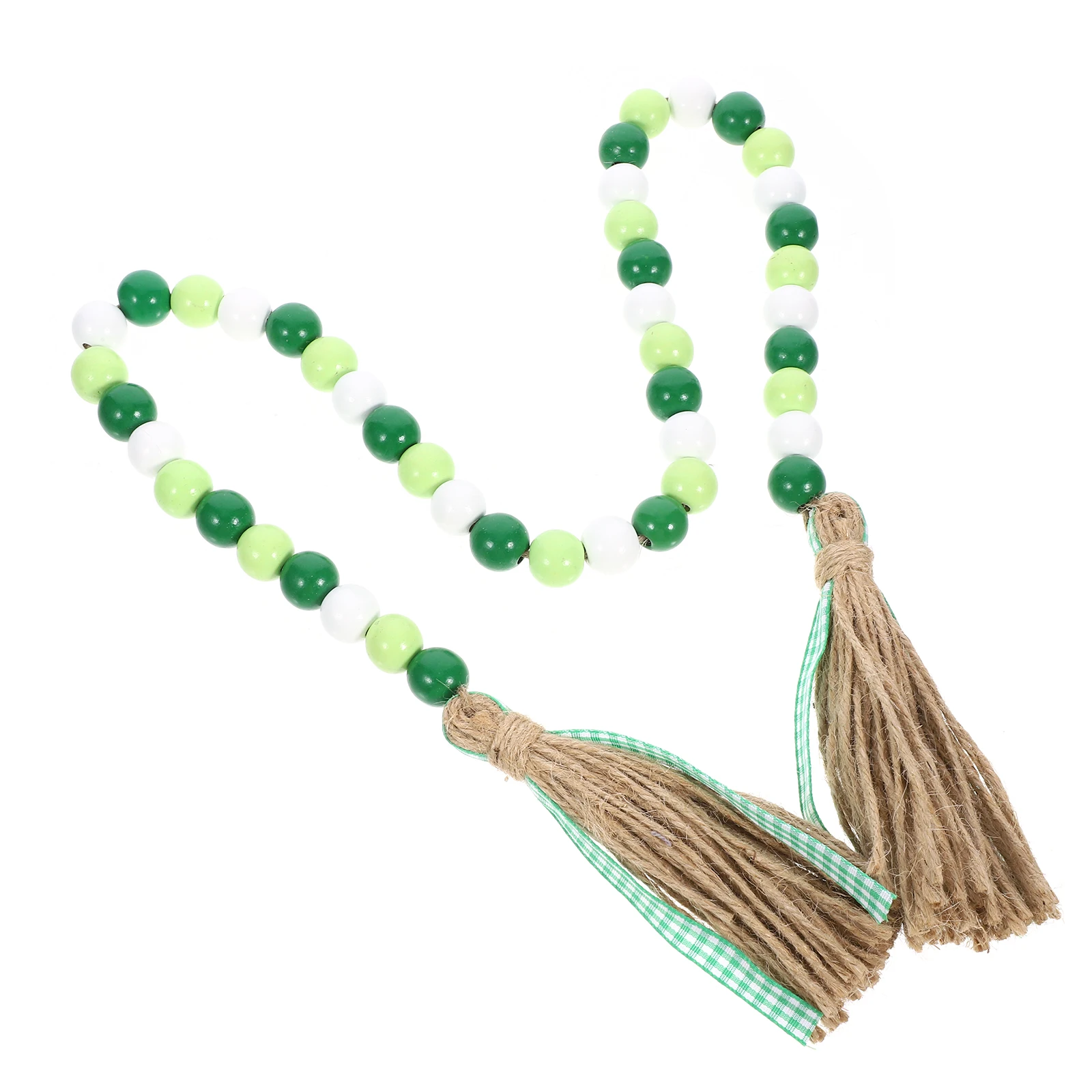 

Wooden Bead Tassel String Fall Tassel Garland Patrick's Day Wall Decor Wood Bead Decor Boho Home Fall Wood Pendant