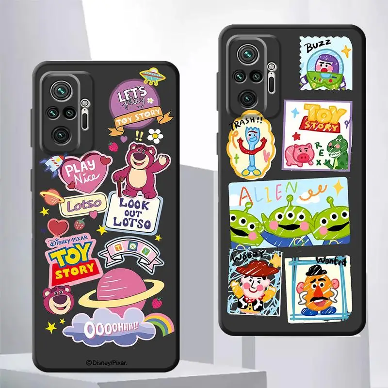 phone Cases for Xiaomi Redmi Note 9 13 case 11S 13C 10 5G 12 Pro 12S 12C 7 fundas Antiscratch cover Toy Story Funny Cute Alien