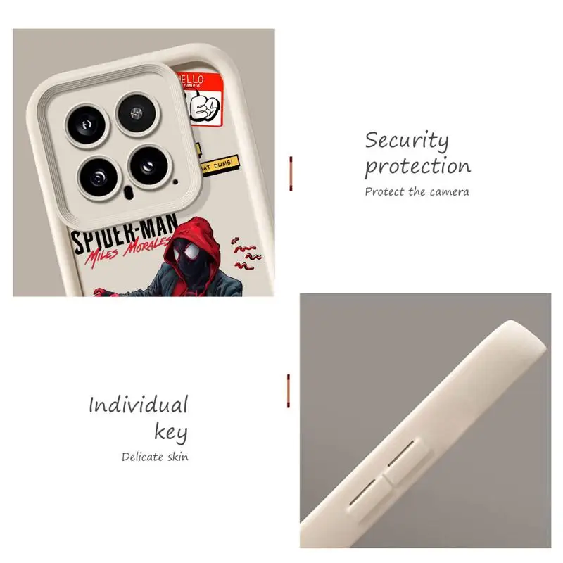 phone cases for Redmi Note 13 5G 9S 11 9 12 Pro 12C 12 4g 12S 10 Lite Angel Eye Ladder fundas Cover Marvel Morales Spider-Man image 6