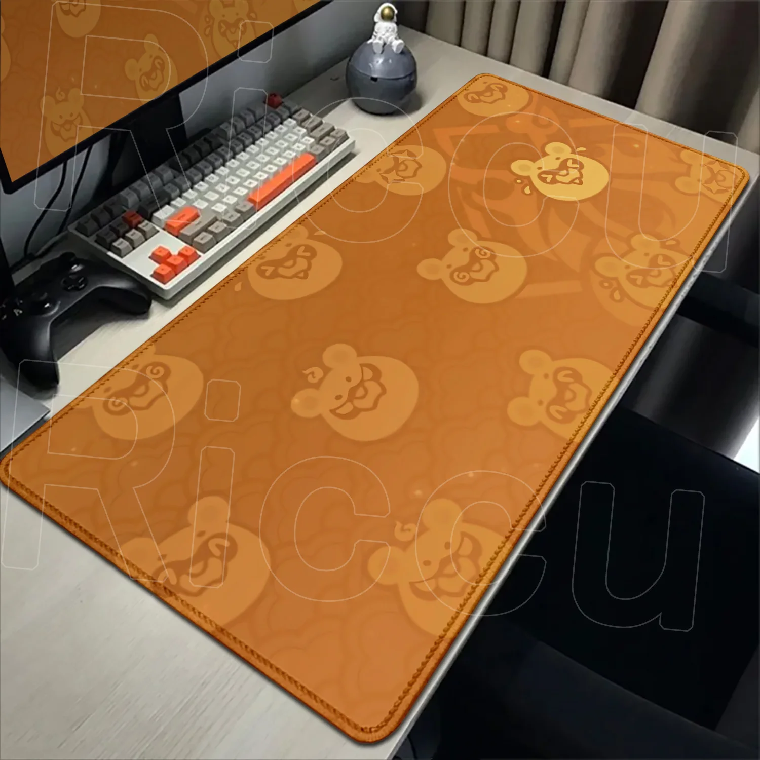 Game Genshin Impact Liyue Character Pattern Mousepad Gaming Non-slip Rubber Mouse Pad XXL Anime Ganyu Keqing Zhongli Desk Mat HD